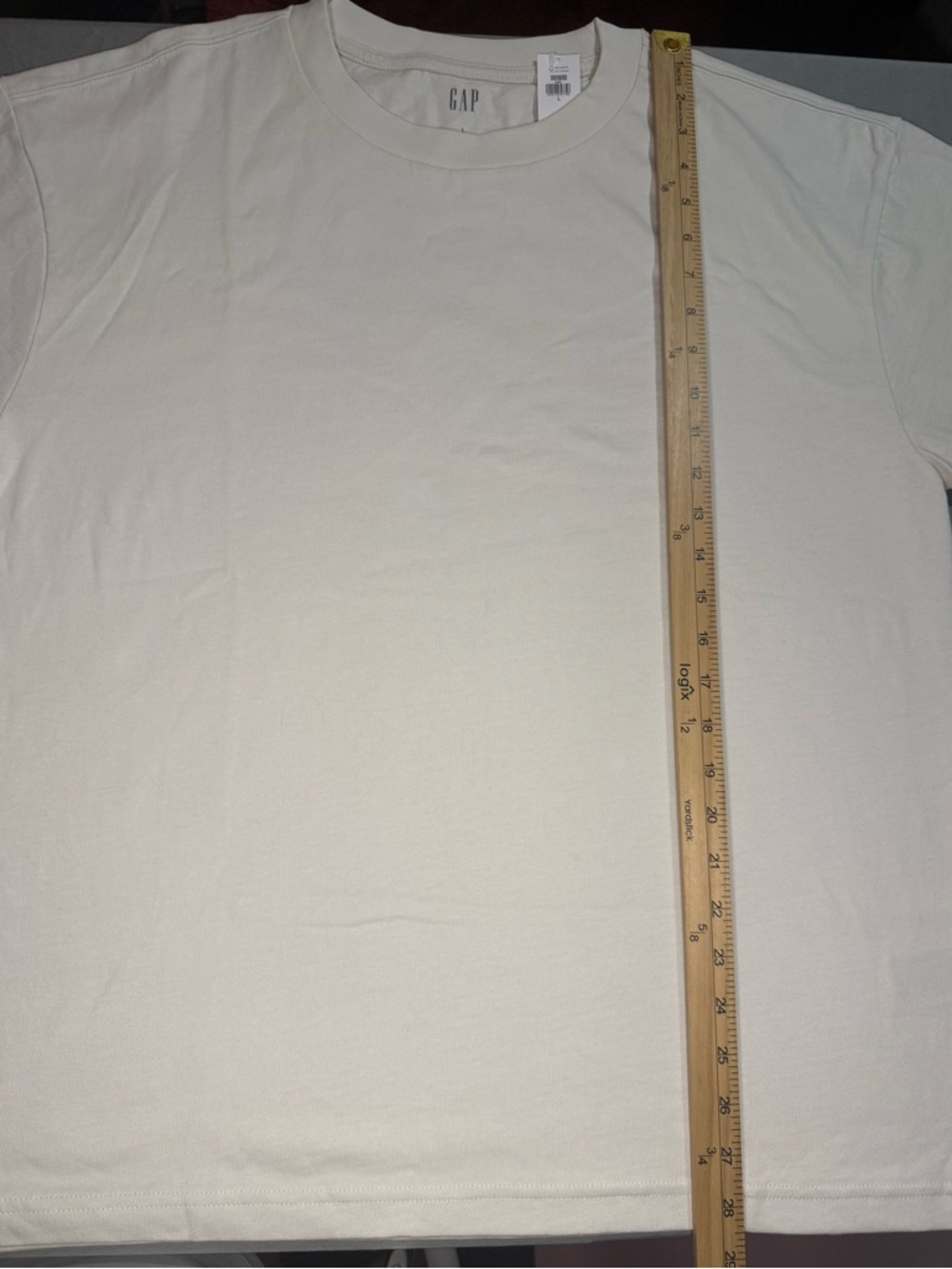 NWT GAP Large 100% Cotton White Short-Sleeve Green Graphic Streetwear Normcore - Picture 11 of 13